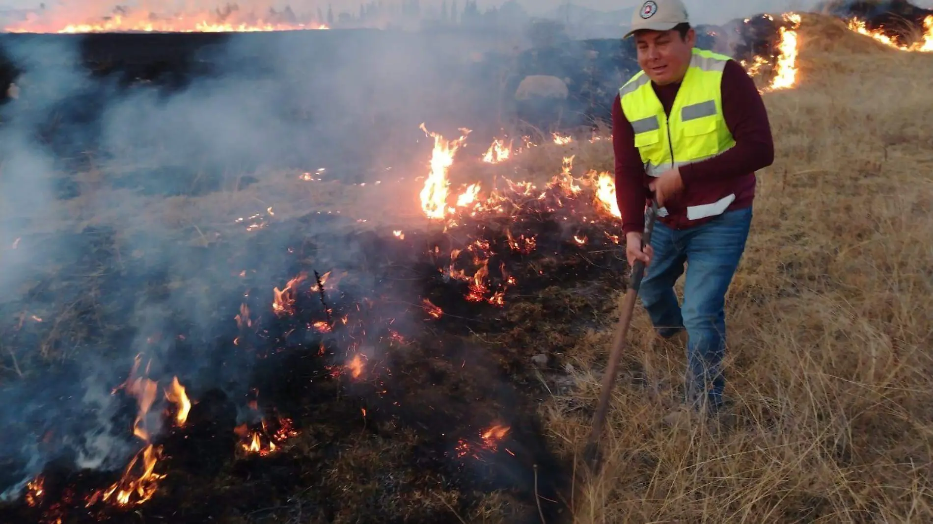 Incendio pastizal contla (2)